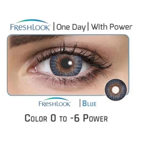 blue one day colour freshlook