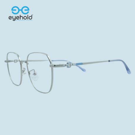 Eyehold-Full-Rim-Hexagon-Metal-Round-Unisex-eyeglasses-