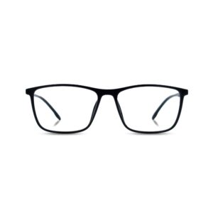 eyehold Rectangle Black Classic Design frame for Men & Women (52)