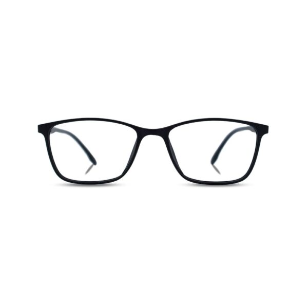 eyehold Rectangle Matt Black Classic Design frame for Men & Women(48)