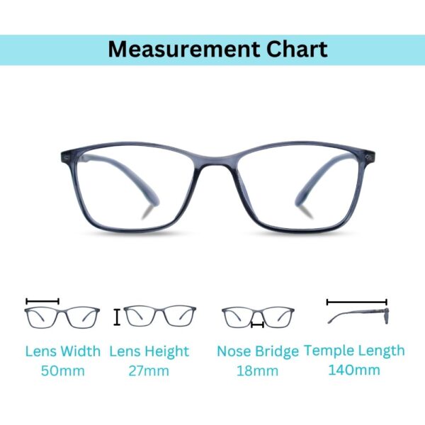 eyehold Rectangle Classic Design frame for Men & Women(48)