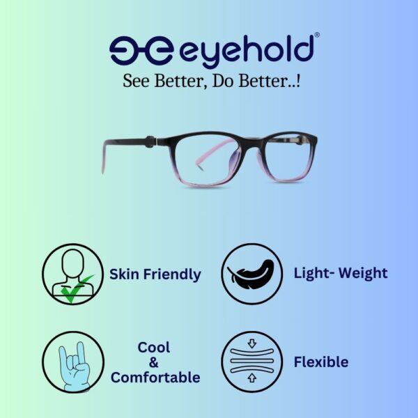 eyehold kids Multicolor full Rim Rectangular frame