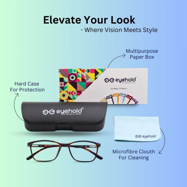 eyehold Rectangle Multicolor Classic Design frame for Men & Women(48)