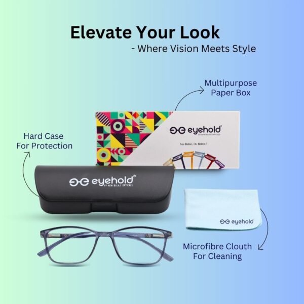 eyehold Rectangle Classic Design frame for Men & Women(48)