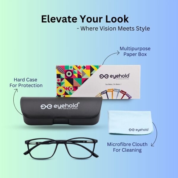 eyehold Rectangle Classic Design frame for Men & Women(48)