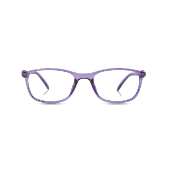 Purple Rectangle Full Rim TR90 Kids Eyeglass Frame