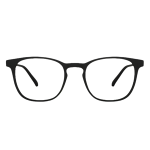 Mattflex Black Square Full Rim TR90 Unisex Eyeglass Frame